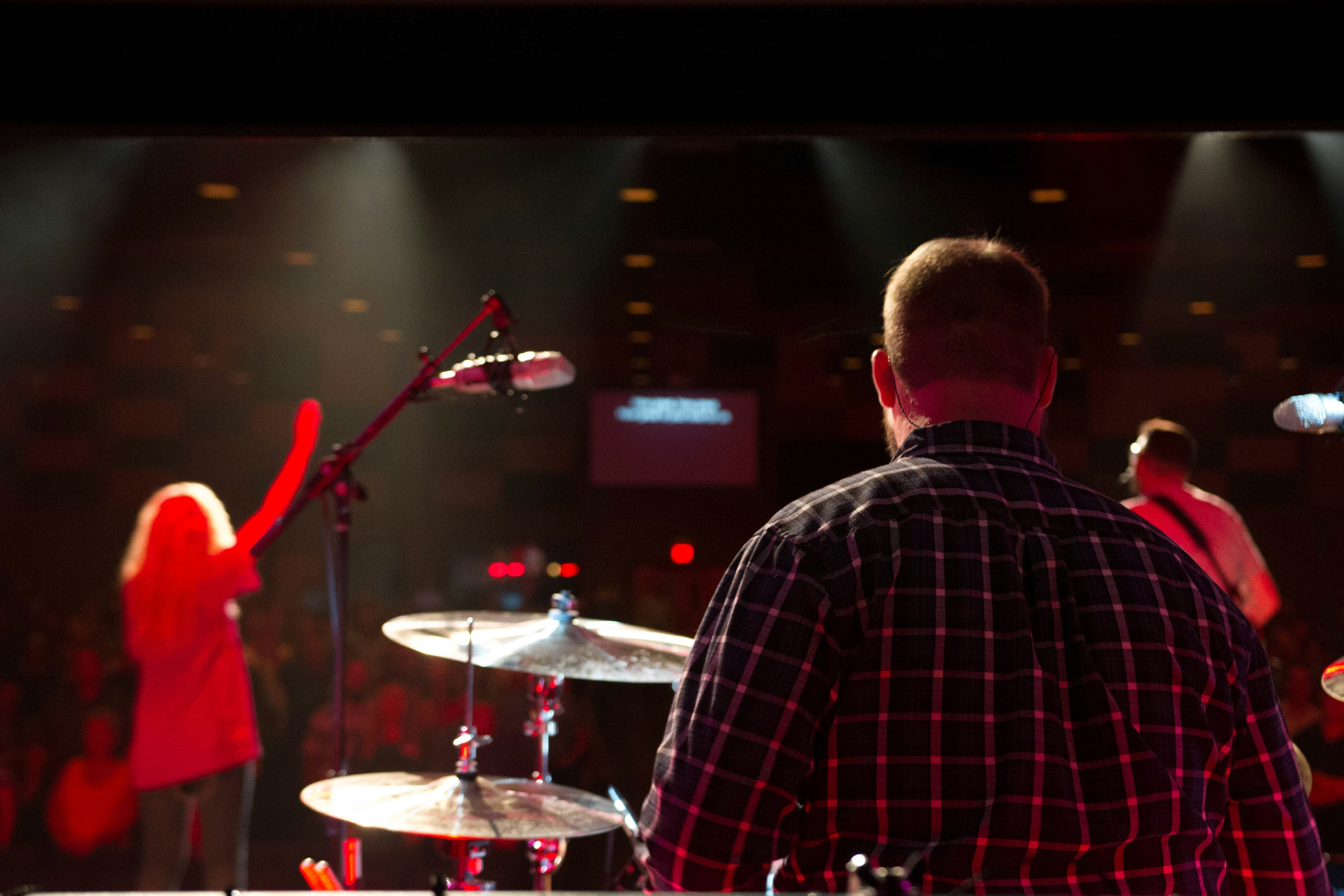 People playing music